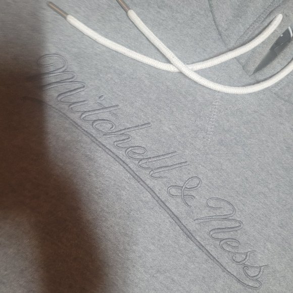 Mitchell & Ness Gray Hoodie - Small - Picture 3 of 4